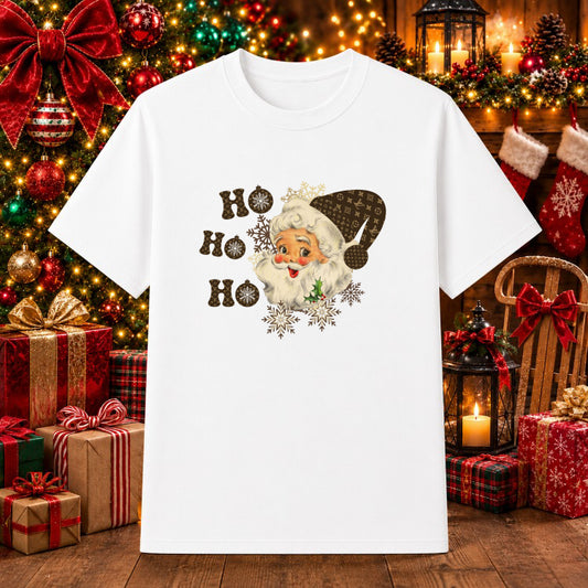 HO HO HO Vintage Santa – Christmas DTF Transfer – by Ink Rush – Premade Transfers – Christmas, DTF Transfers