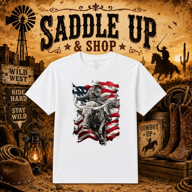 HOWDY Cowboy Western – DTF Transfer – by Ink Rush – Premade Transfers – Western, Premade DTF