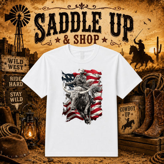 HOWDY Cowboy Western – DTF Transfer – by Ink Rush – Premade Transfers – Western, Premade DTF