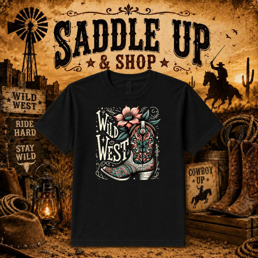 "Howdy Partner" Text – Western DTF Transfer – by Ink Rush – Premade Transfers – Western, Apparel Decor