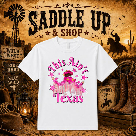 Howdy Y'all Cowboy Hat – Western DTF Transfer – by Ink Rush – Premade Transfers – Western, Apparel Decor