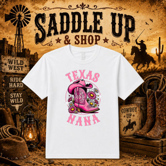HOWDY Y'ALL – Western DTF Transfer – by Ink Rush – Premade Transfers – Western, Apparel Decor