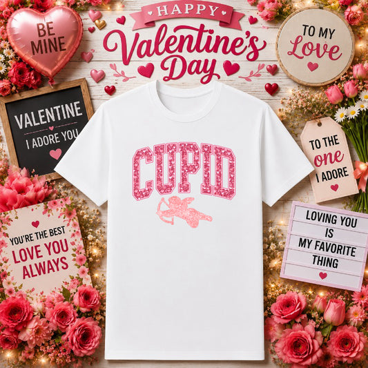 I'M JUST A GIRL – Retro Valentine DTF Transfer – by Ink Rush – Premade Transfers – DTF Transfers, Apparel Decoration