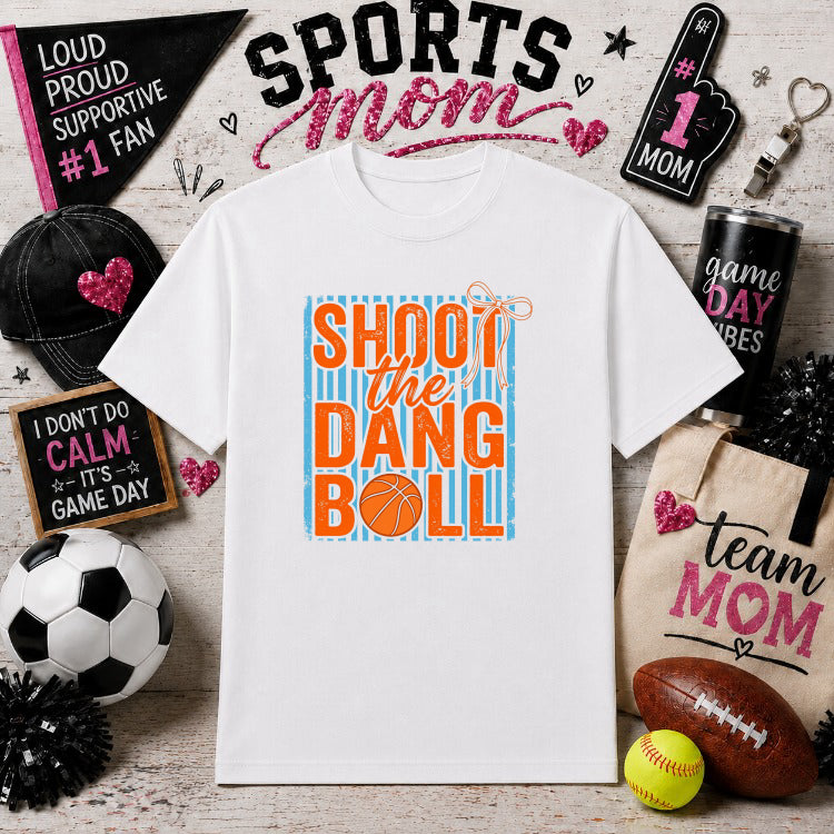 “I'm Just Here For The Snacks” – Sports Mom DTF Transfer – by Ink Rush – Premade Transfers – Sports Mom, Gameday
