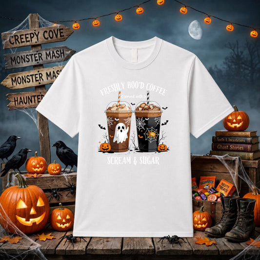 I'M ONLY HERE FOR THE BOOS – Funny Halloween DTF Transfer – by Ink Rush – Premade Transfers – DTF Transfer, Apparel Decor