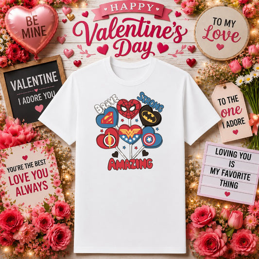 I'm with the Cupid – Valentine's Day DTF Transfer – by Ink Rush – Premade Transfers – Valentine's Day, Apparel Decoration
