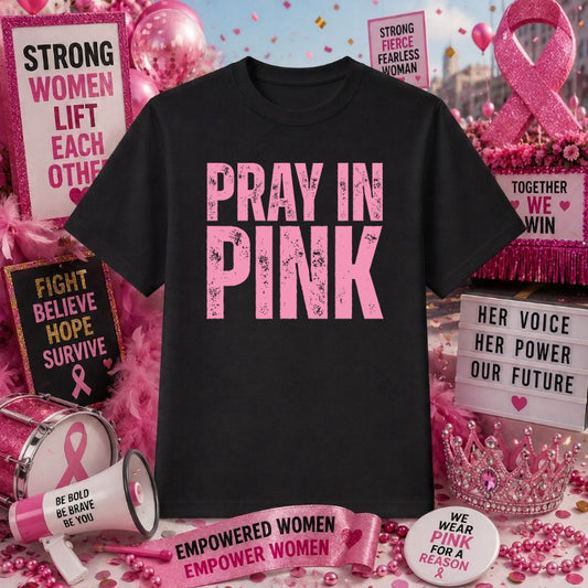 I said a prayer for you today – Breast Cancer Awareness DTF Transfer – by Ink Rush – Premade Transfers – Breast Cancer Awa...