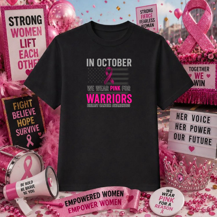 I Wear Pink For My Mom – Breast Cancer Awareness DTF Transfer – by Ink Rush – Premade Transfers – Breast Cancer Awareness,...