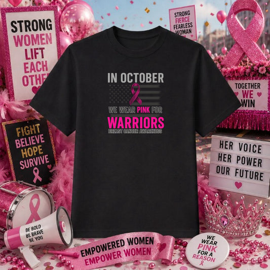 I Wear Pink For My Mom – Breast Cancer Awareness DTF Transfer – by Ink Rush – Premade Transfers – Breast Cancer Awareness,...