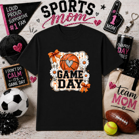 "It's a Beautiful Day to Play Ball" – Sports Mom DTF Transfer – by Ink Rush – Premade Transfers – Sports Mom, Gameday