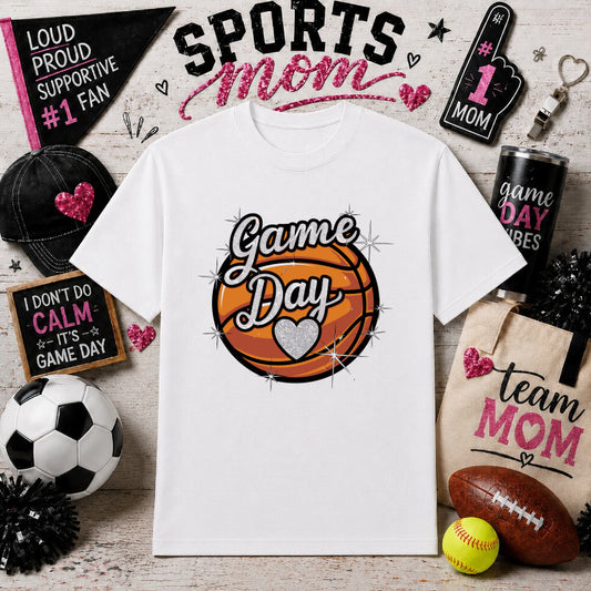 It's A Good Day To Be A MOM – Sports Baseball Gameday DTF Transfer – by Ink Rush – Premade Transfers – Sports Mom, Gameday