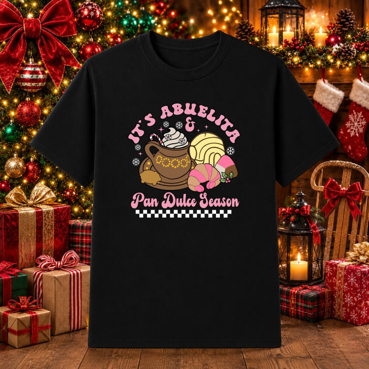 It's Abuelita & Pan Dulce Season – Mexican Christmas DTF Transfer – by Ink Rush – Premade Transfers – Christmas, DTF Transfer