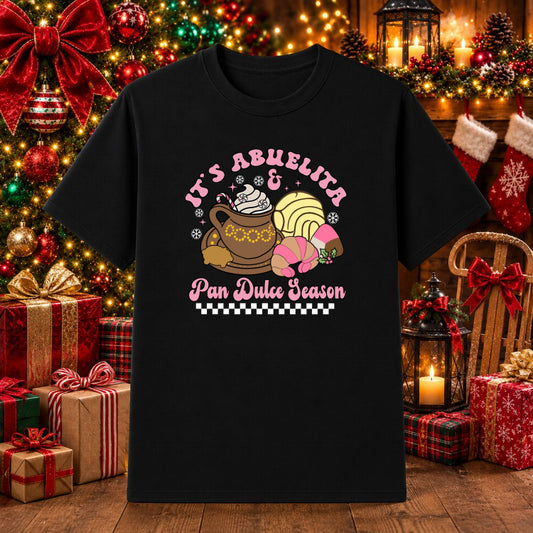 It's Abuelita & Pan Dulce Season – Mexican Christmas DTF Transfer – by Ink Rush – Premade Transfers – Christmas, DTF Transfer
