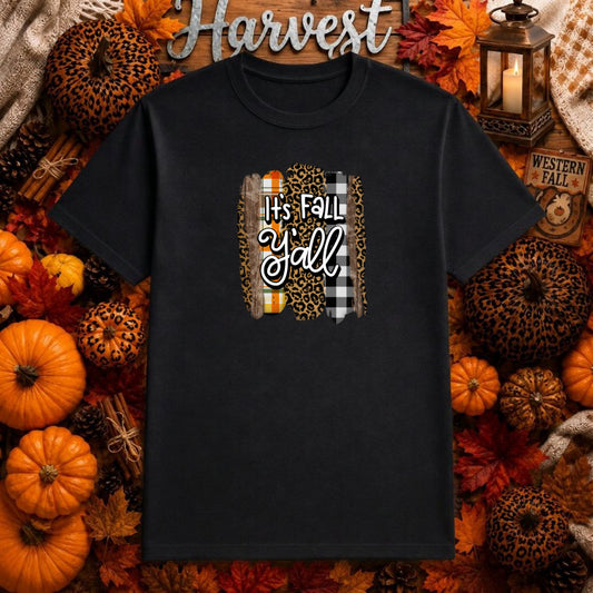 It's Fall Y'all – Fall Seasonal DTF Transfer – by Ink Rush – Premade Transfers – Apparel, Crafting Supplies