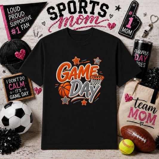 It's Game Day Y'all – Sports Mom DTF Transfer – by Ink Rush – Premade Transfers – Sports Mom, Gameday