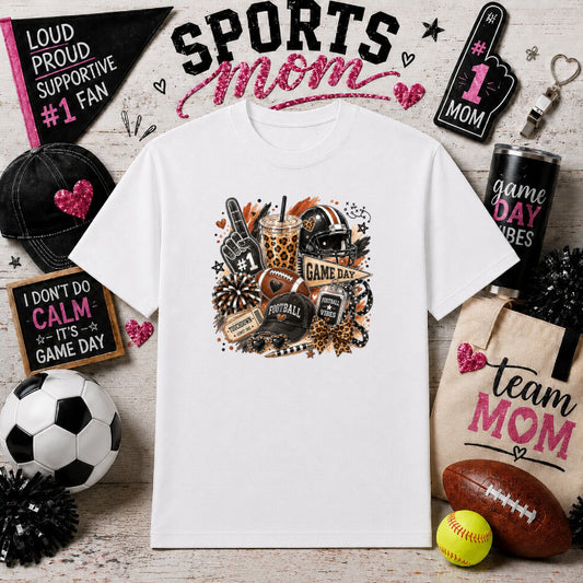 "IT'S GAME DAY Y'ALL" – Sports Mom DTF Transfer – by Ink Rush – Premade Transfers – Sports Mom, Gameday