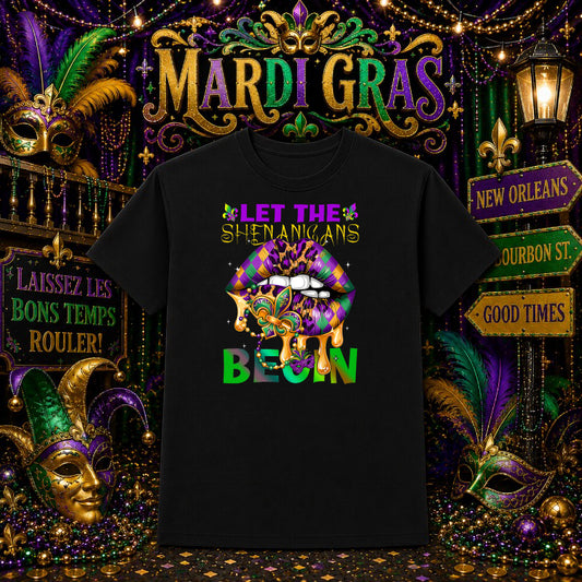 It's Mardi Gras Y'all – Mardi Gras DTF Transfer – by Ink Rush – Premade Transfers – Mardi Gras, DTF Transfers