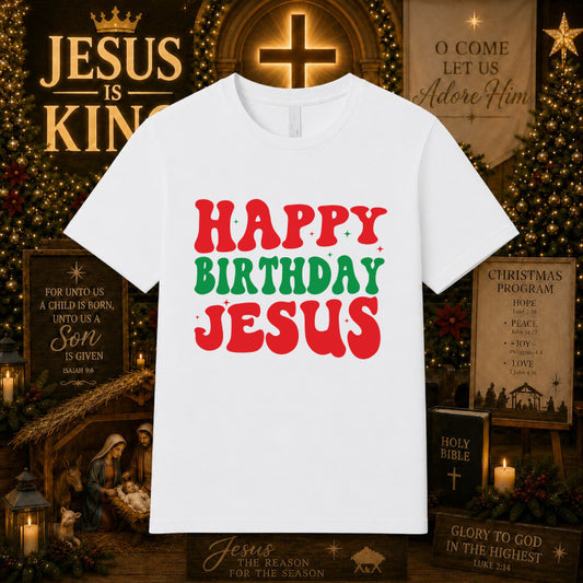 Jesus Is The Reason For The Season – Christian Christmas DTF Transfer – by Ink Rush – Premade Transfers – Christian, Apparel