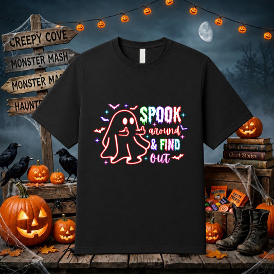 Just Here For The Boo's – Halloween DTF Transfer – by Ink Rush – Premade Transfers – DTF Transfers, Apparel Decor
