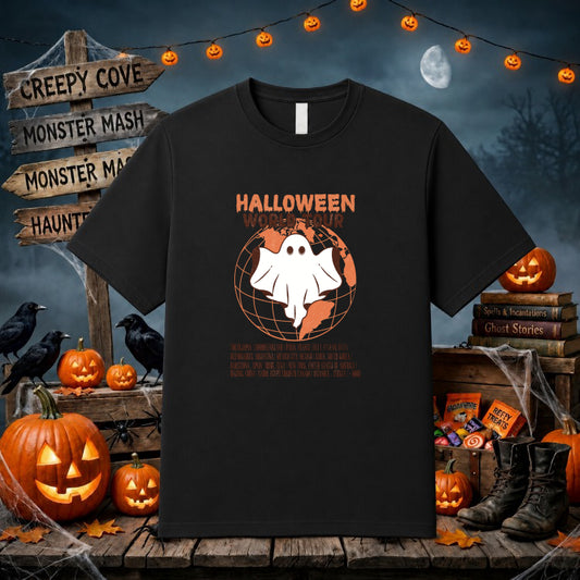 Just here for the BOOS – Halloween DTF Transfer – by Ink Rush – Premade Transfers – Apparel Decorating, DTF Transfers