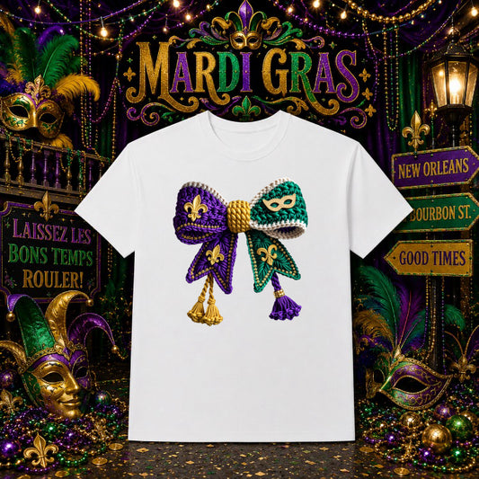 Laissez les bons temps rouler – Mardi Gras DTF Transfer – by Ink Rush – Premade Transfers – Mardi Gras, DTF Transfers