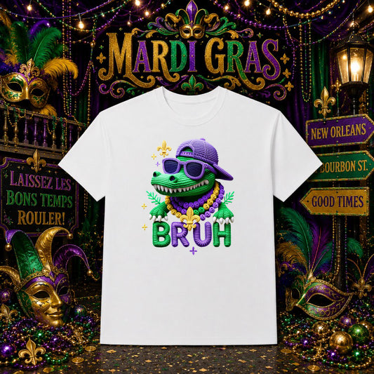 Laissez Les Bons Temps Rouler Mask – Mardi Gras DTF Transfer – by Ink Rush – Premade Transfers – Mardi Gras, Apparel Decor...