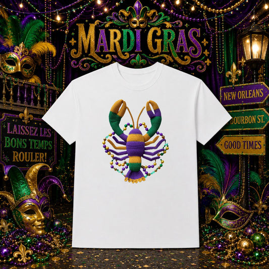 LET THE GOOD TIMES ROLL – Mardi Gras DTF Transfer – by Ink Rush – Premade Transfers – Mardi Gras, DTF Transfers