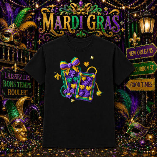 Let the Good Times Roll – Mardi Gras DTF Transfer – by Ink Rush – Premade Transfers – Mardi Gras, DTF Transfer