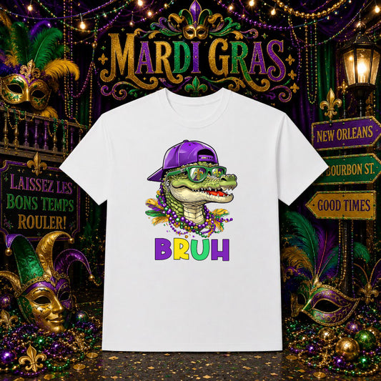 Let The Good Times Roll – Mardi Gras DTF Transfer – by Ink Rush – Premade Transfers – DTF Transfers, Apparel Crafts