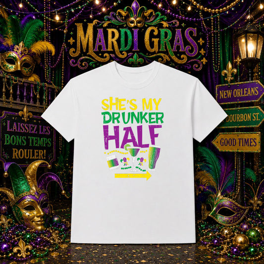 Let the Good Times Roll – Mardi Gras DTF Transfer – by Ink Rush – Premade Transfers – Mardi Gras, Apparel DTF