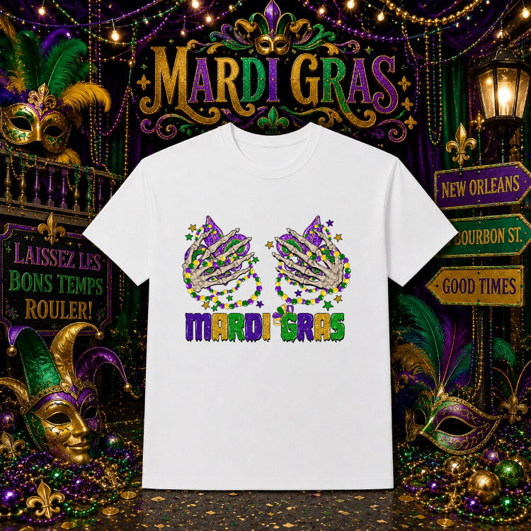 Let The Good Times Roll – Mardi Gras DTF Transfer – by Ink Rush – Premade Transfers – Mardi Gras, DTF Transfers