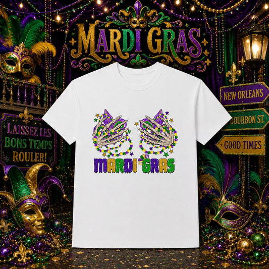Let The Good Times Roll – Mardi Gras DTF Transfer – by Ink Rush – Premade Transfers – Mardi Gras, DTF Transfers