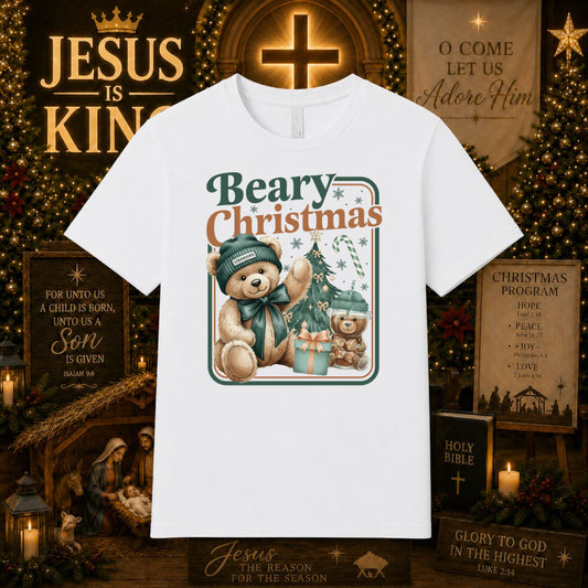 Let us Adore Him Nativity – Christian Christmas DTF Transfer – by Ink Rush – Premade Transfers – Christian, Christmas