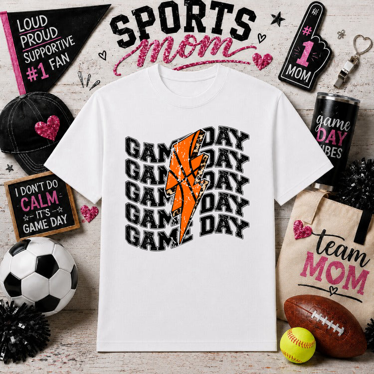Loud & Proud Sports Mom – Gameday DTF Transfer – by Ink Rush – Premade Transfers – Sports Mom, Gameday
