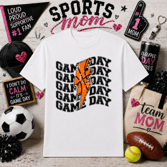 Loud & Proud Sports Mom – Gameday DTF Transfer – by Ink Rush – Premade Transfers – Sports Mom, Gameday