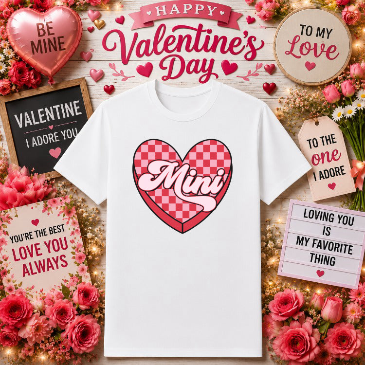 LOVE Heart – Valentine's Day DTF Transfer – by Ink Rush – Premade Transfers – DTF Transfers, Apparel Decoration