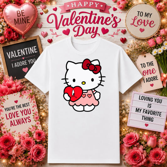 LOVE Leopard Lightning Heart – Valentines DTF Transfer – by Ink Rush – Premade Transfers – DTF Transfers, Apparel Printing