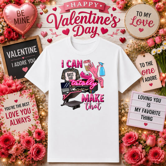 LOVE Valentine's Day – DTF Transfer – by Ink Rush – Premade Transfers – Valentines Day, DTF Transfers