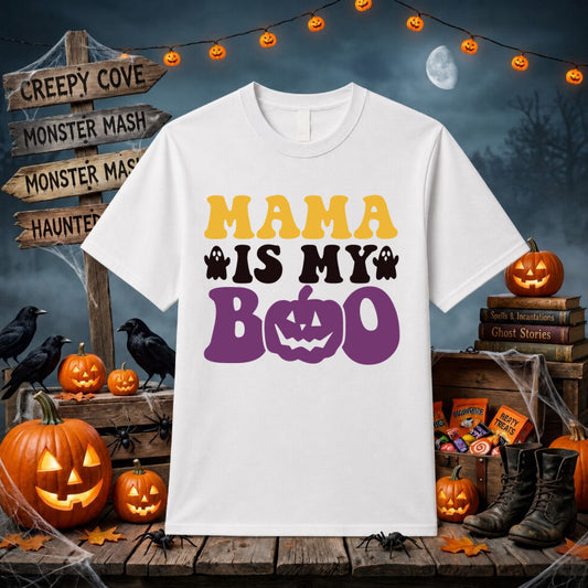Mama Is My Boo – Halloween Mom DTF Transfer – by Ink Rush – Premade Transfers – DTF Transfer, Apparel Decor