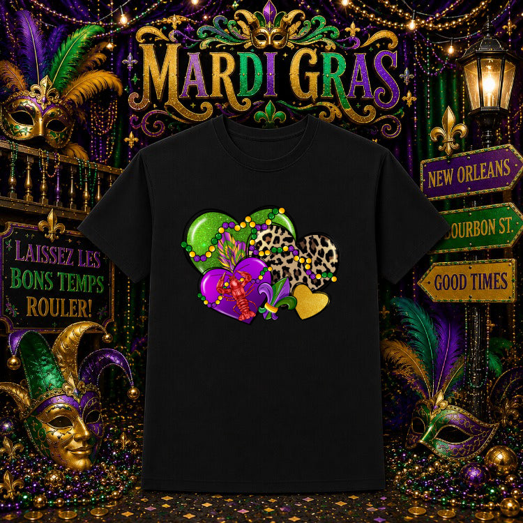 Mardi Gras Jester Mask – DTF Transfer – by Ink Rush – Premade Transfers – DTF Transfers, Apparel Decor