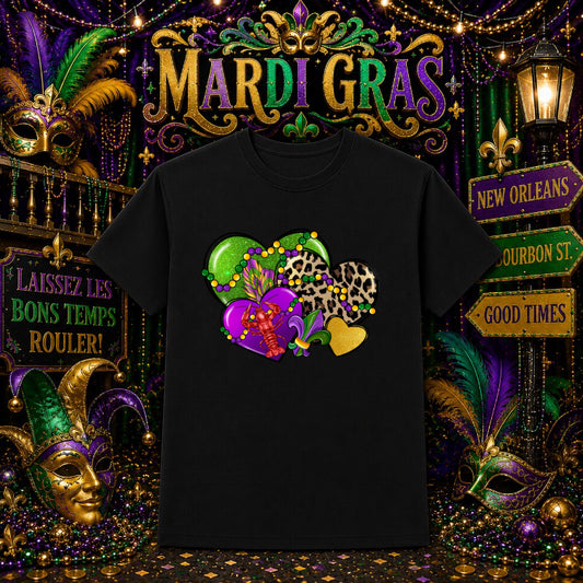 Mardi Gras Jester Mask – DTF Transfer – by Ink Rush – Premade Transfers – DTF Transfers, Apparel Decor