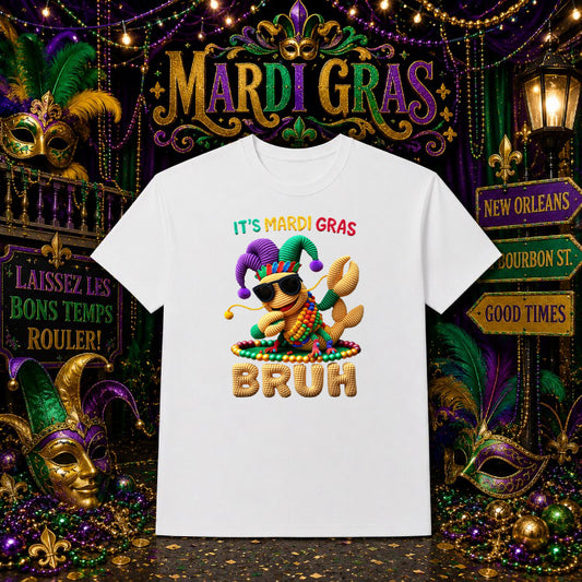 MARDI GRAS Jester Mask – Mardi Gras DTF Transfer – by Ink Rush – Premade Transfers – DTF Transfers, Apparel Decor