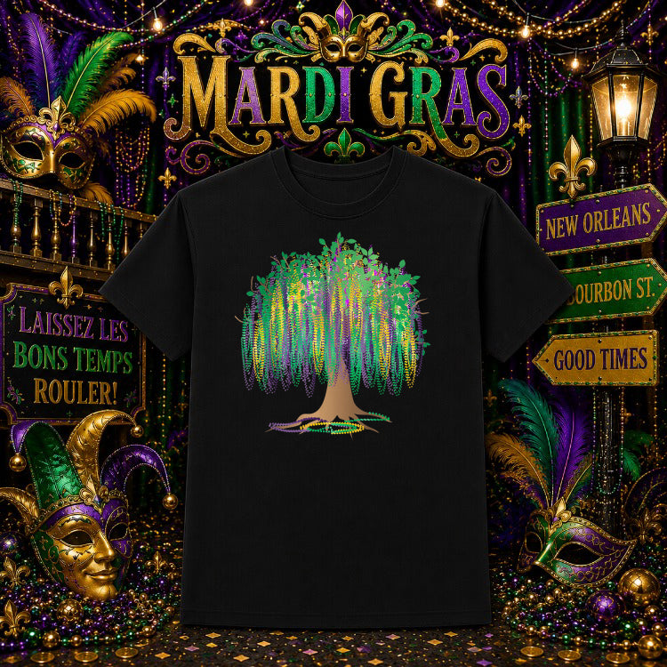 Mardi Gras Laissez les bons temps rouler – Mardi Gras DTF Transfer – by Ink Rush – Premade Transfers – Mardi Gras, Premade...