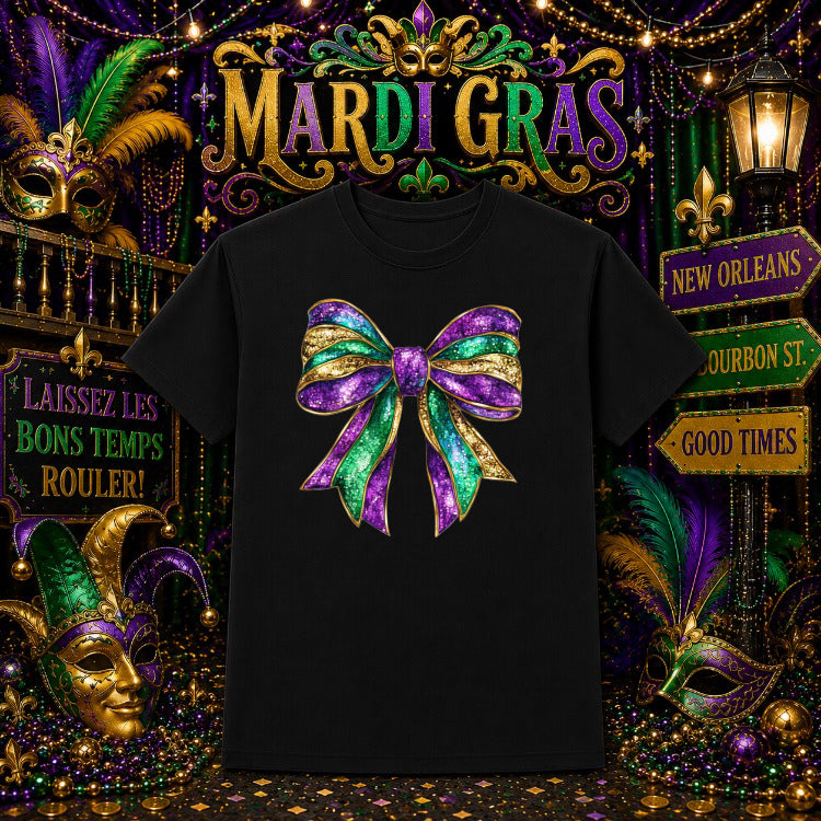 MARDI GRAS – Mardi Gras DTF Transfer – by Ink Rush – Premade Transfers – Mardi Gras, Premade DTF