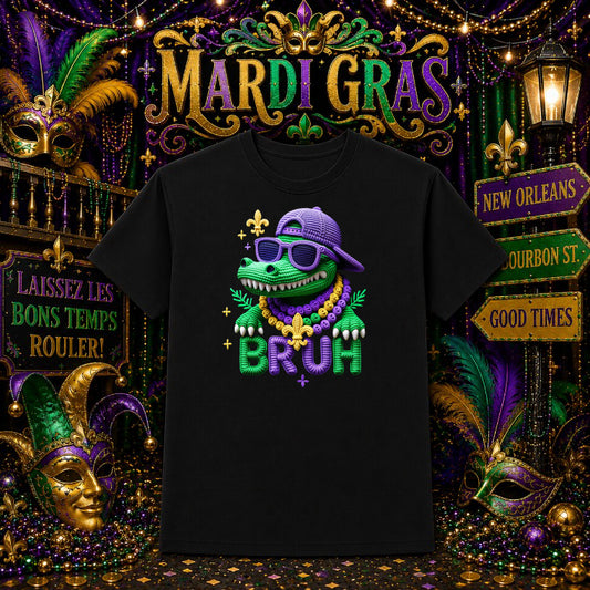 MARDI GRAS – Mardi Gras DTF Transfer – by Ink Rush – Premade Transfers – Mardi Gras, Apparel Decoration