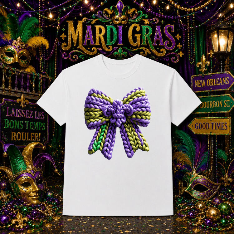 Mardi Gras Mask & Beads – Mardi Gras DTF Transfer – by Ink Rush – Premade Transfers – Mardi Gras, DTF Transfers