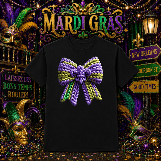 Mardi Gras Vibes – Mardi Gras DTF Transfer – by Ink Rush – Premade Transfers – DTF Printing, Apparel Decoration