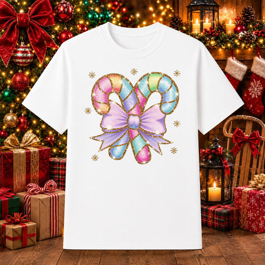 MERRY & BRIGHT – Christmas DTF Transfer – by Ink Rush – Premade Transfers – DTF Transfers, Apparel Decoration