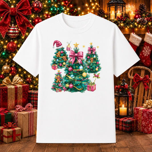 MERRY & BRIGHT – Christmas DTF Transfer – by Ink Rush – Premade Transfers – Christmas, DTF Transfer
