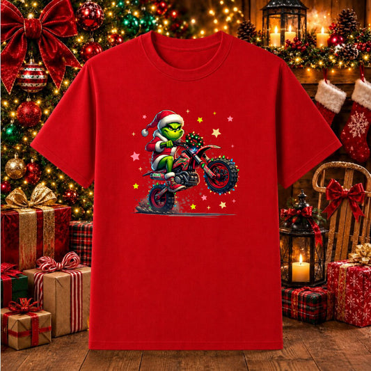 MERRY & BRIGHT Christmas Lights – DTF Transfer – by Ink Rush – Premade Transfers – DTF Transfers, Apparel Decor